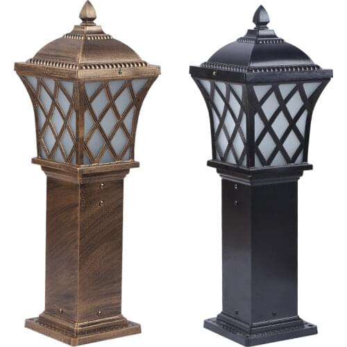 Outdoor lawn lamp waterproof IP54 LED Garden Lawn Lamp Aluminum Pillar Light Courtyard villa landscape lawn bollards light