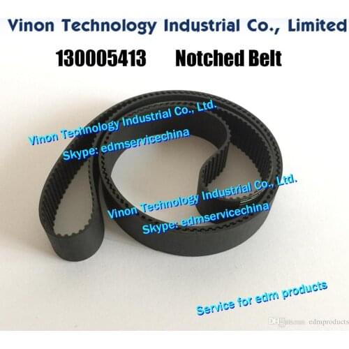 2pcs) 130005413 Notched Belt L=600mm, 24.54.705 Geared belt 130.005.413 for ROBOFIL 240,440 series w/cut edm machines Charmille