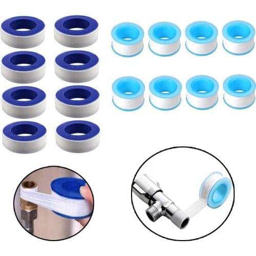 10/20 Meters Waterproof Engineering Dedicated Duct Tap Evacuum Seal Roll PTFE Thread Sealing Pipe Tape Gas Water Tape