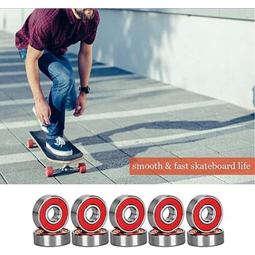 10Pcs/Set 608 ABEC-11 Skate Scooter No noise Oil Lubricated Smooth Skate Scooter Bearing Longboard speed inline skate wheel bear