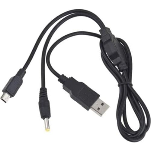 2 in 1 USB Charger Charging Data Transfer Cable for Sony PSP 2000 3000 to PC 2 in 1 USB Data Transfer Cable