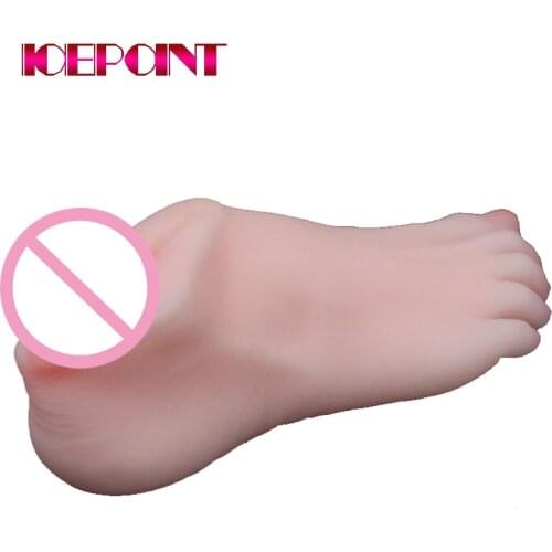 3D Vagina Pussy High Quality Silicone Penis Cock Dildo Cover Stimulator Foot Loving Feet Masturbator Cup Sex Toys Dolls For Man