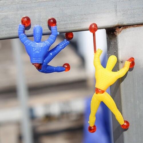 5 PCS Slime Viscous Wall Climbing Man Climbing Spider Action Figure Funny gadgets PVC Toy for kids toys random color