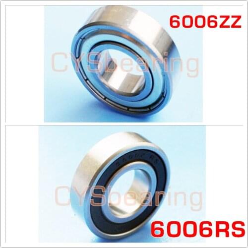 6006RS 6006ZZ 6006ZZ 30X55X13mm 30*55*13mm 6006-2Z 6006 deep groove ball bearing 304 stainless slight magnetic