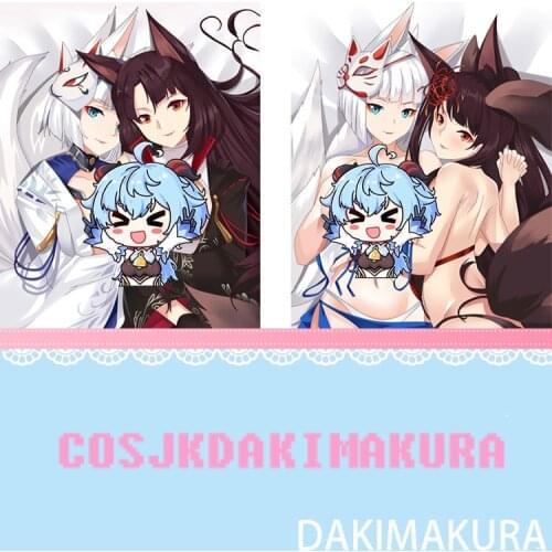 Kaga Akagi Azur Lane Anime Game Dakimakura Sexy Girls Body Hugging Pillow Case Otaku Cover Pillow Cover Cushion Cosplay Gifts