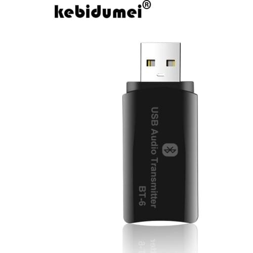 Kebidumei USB Bluetooth Dongle Adapter for PC Computer Speaker Wireless Mouse Bluetooth Music Audio Receiver Transmitter