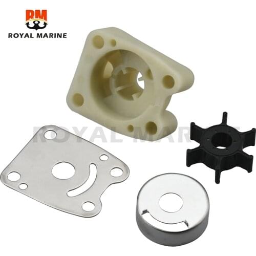 Housing Water Pump&Insert Cartridge&Outer Plate, Cartridge&impeller For Yamaha 4HP 5HP 2T 6E0-44311-00 6E0-44322-00 6E0-44323-00