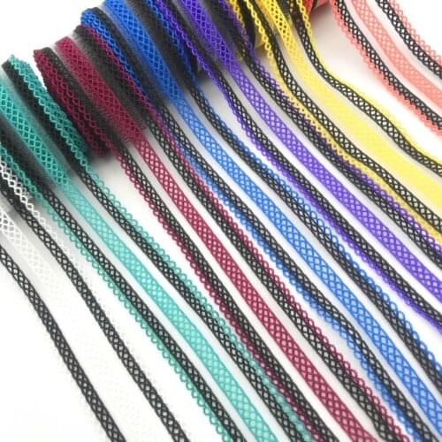 Hot!22mm elastic lace trim,elastic lace tape ribbon for sewing,DIY accessories