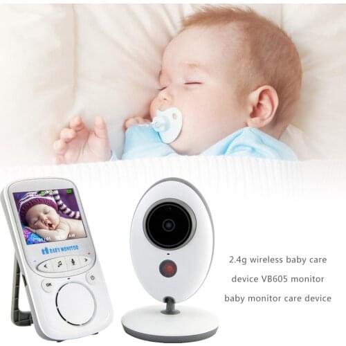 Newest High Quality Baby Monitor Care Device With Night Vision Camera Two Way Audio System Temperature Sensor EU Plug