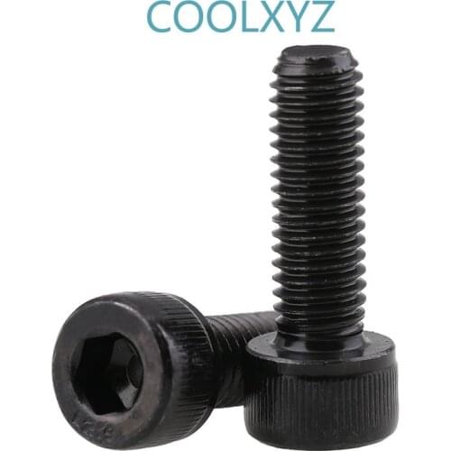 Grade 12.9 Alloy Steel Cup Head Hexagon Screw Socket Head Hexagon Bolt M4M5M6M8 Spot DIN 912 10PCS