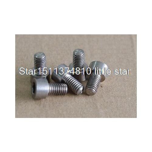 Titanium Ti TA2 M6x15mm cup head hex socket bolt screw free shipping X10