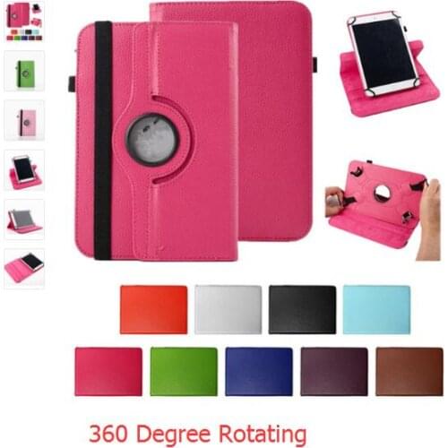 360 Degree Rotating Universal Tablet Case For Digma Plane 10.3/10.1" Optima 10.1/10.2 3G 10.1 inch PU Leather Magnetic Cover+pen