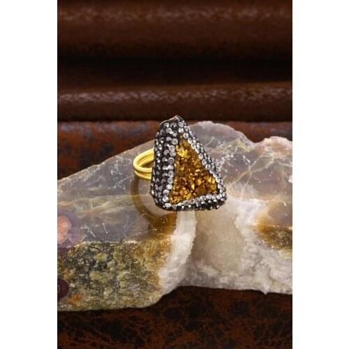 DR Stone Natural Stone Women 'S Quartz Ring 20 AR242 123160687