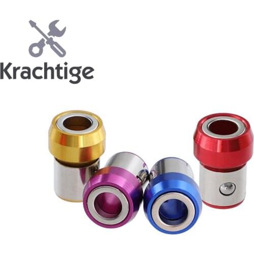 1Piece 1/4 Metalb Screwdriver Bit Magnetic Ring For 6.35mm Shank Anti-Corrosion Drill Bit Magnet Powerful Ring