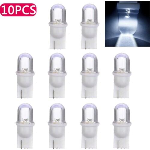 10x T10 LED RV Camper Roof Reading Light Car Clearance Lamp Truck White Tail Light 12V Door Lamp Car Accessories Universal