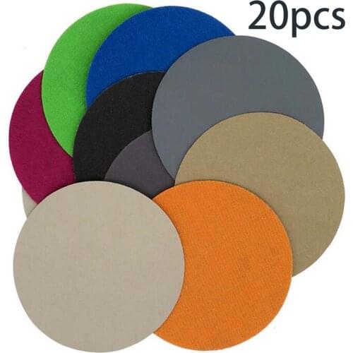 20pcs 125 mm/5 inch Assorted Sandpaper Hook and Loop Sanding Disc 3000 5000 7000 10000Grits For Sanding Polishing