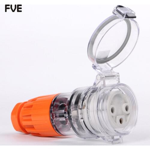 *32A single/three phase 3 pin round extension socket connector 56CSC332