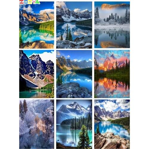 Diy Diamond Painting Full Square Landscape Waterfall Diamond Embroidery Mosaic Art Home Decor Gift Modern Home Decoration H8125