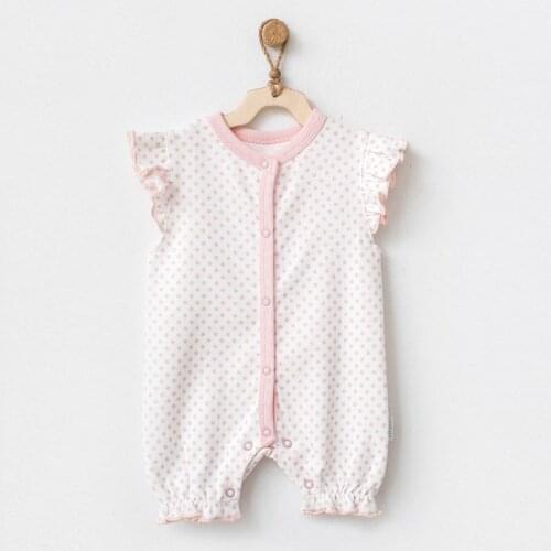 Andywawa AC20709 Pink Balloons Jumpsuit Ecru