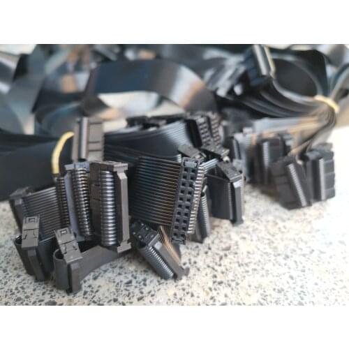 D6 PLUS and D9-300 20P black ribbon cable 1.5m extruder data cable WANHAO 3D Printer Spare Parts