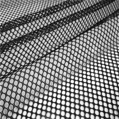 Black Net Fabric Classic Honeycomb Mesh Fabric Multifunction For Cushions Pillow Car Cushion White Knit Lining Apparel Cloth