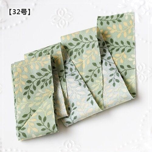 Dailylike Cotton Ribbons Cotton Strips Fabric Ribbon Patchwork Textile for Wrapping Fabric Edges Sewing Fabric DIY Gift Wrapping