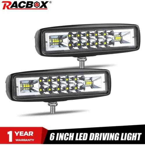 Led Work Light 6 Inch 20W Combo Beam Led Bar Offroad Working Lights For Lada ATV UTV 4X4 4WD 12V 24V LED Driving Fog Light