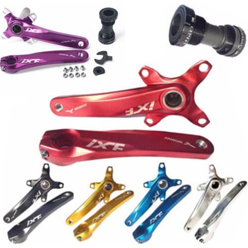 IXF 104 BCD 170mm MTB Bike Crankset Aluminum Alloy With Bottom Bicycle Crankset MTB Crank Bicycle Accessories Bike Part