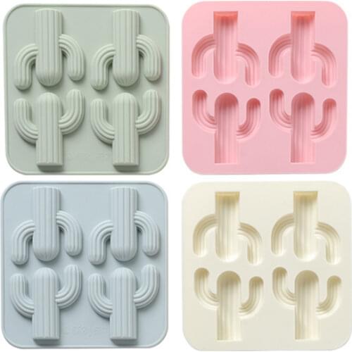 Cactus Silicone Baking Mold Ice Grate Cake Chocolate Fudge Mold Handmade Soap Pudding Mold Cake Decoration Kitchen Baking Tool