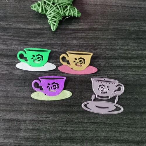 Coffee cup Metal Cutting Dies for DIY Scrapbooking Album Paper Cards Decorative Crafts Embossing Die Cuts
