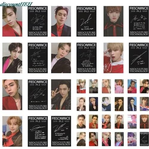 Kpop NCT 2020 RESONANCE Pt. 2 Departure LOMO Card Photocard Self Made Cards Signature Card For Fans Collection Stationery