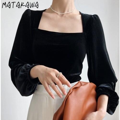Черные блузки Matakawa China At AliExpress