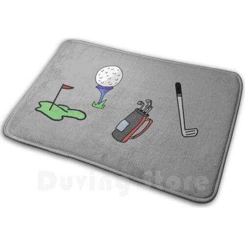 Golf Soft Non-Slip Mat Rug Carpet Cushion Golf Golf Club Ball Golf Ball Golf Hole Morgan Ayn Carpet