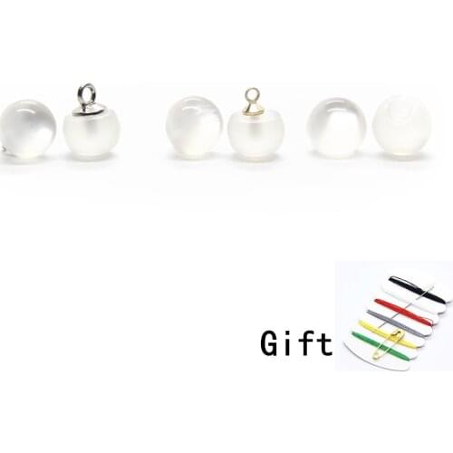 10mm Transparent Faux Pearl Small Shirt Buttons For Clothes Vintage Female Knit Wear Decor Sewing DIY Accessories Wholesale