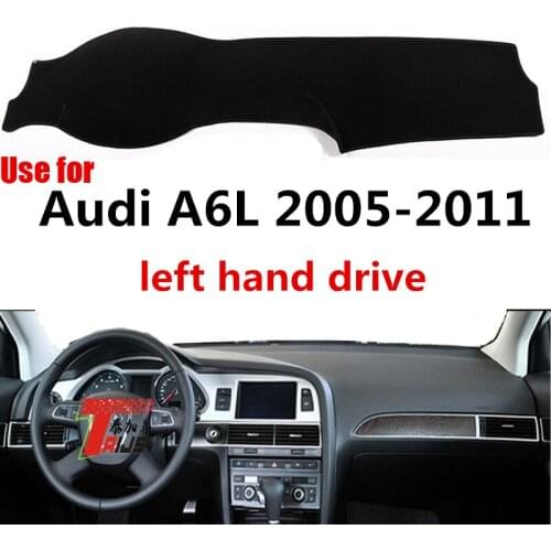 TAIJS Factory Dust resistant Sport Polyester Fibre Car Dashboard Cover For Audi A6L 2005 06 07 08 09 10 11 Left hand drive
