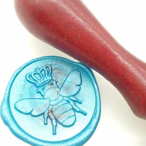 Queen Bee Wax Seal Stamp Queen Bee Wax Stamp Custom Wedding Stamp Personalized Stamps Kit Wedding Invitation Queen Bee Sealing