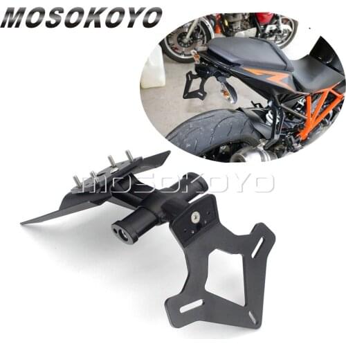 Racing Tail Tidy Fender Eliminator License Plate Holder w/ Turn Signal Relocation Mount For 390 2017-2019 200 2017