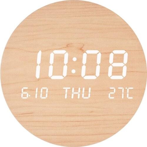 LED Electronic Wall Clock Modern Design Clocks Wall Home Decor Creative Nordic Watches Living Room Decoration Reloj De Pared