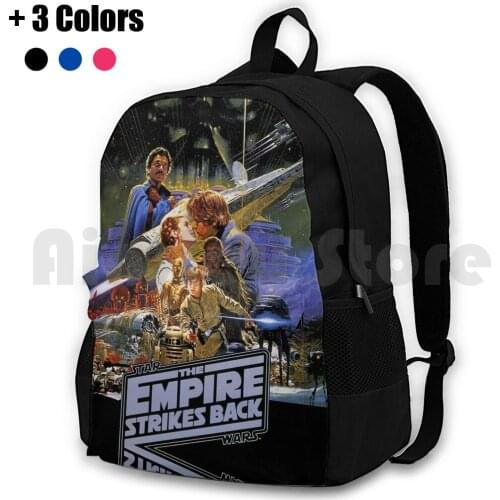 Continue Episode V Outdoor Hiking Backpack Waterproof Camping Travel Movies Movie Men Man Handsome Strikes Back 1980 80S 1990