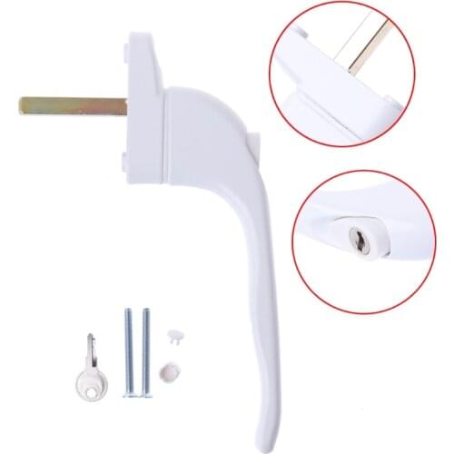 UPVC Universal Window Handle Key Locking For Double Glazing Aluminum Alloy Door Window Handle Latch Lock