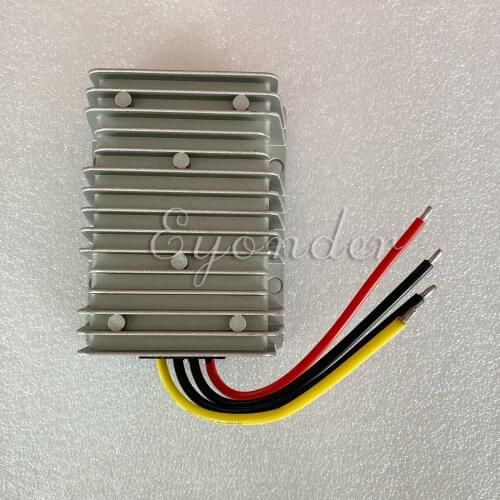 Waterproof 10v 11v 13.8v 15v 18v 19v 24v 26v 30v 36v 9-40 Vdc to 24 Vdc 10A 240w Step-up/Step-down buck boost converter module