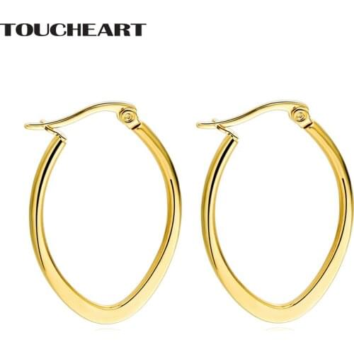 TOUCHEART Gorgeous Brand Crystal Stud Earrings For Women Classic Gold color Earrings Luxury Fashion Jewelry SER160143