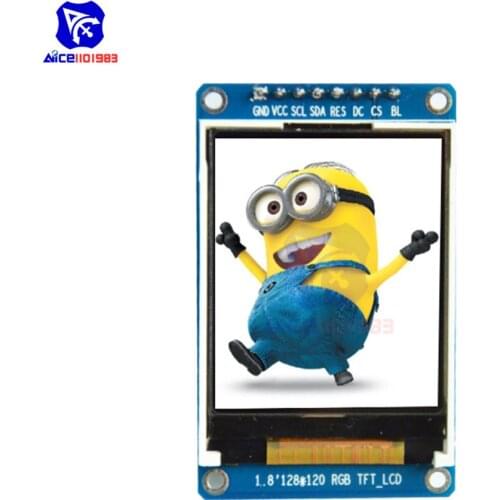 0.96 inch 1.14 inch 1.3 Inch 1.44 Inch 1.5 Inch 1.8 Inch IPS TFT LCD Screen Display Module ST7735 SPI IIC for Arduino 51 STM32