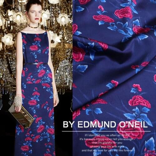 19 Mumi Stretch Satin Silk Fabric Shirt Dress High-definition Mulberry Silk Clothing Fabric