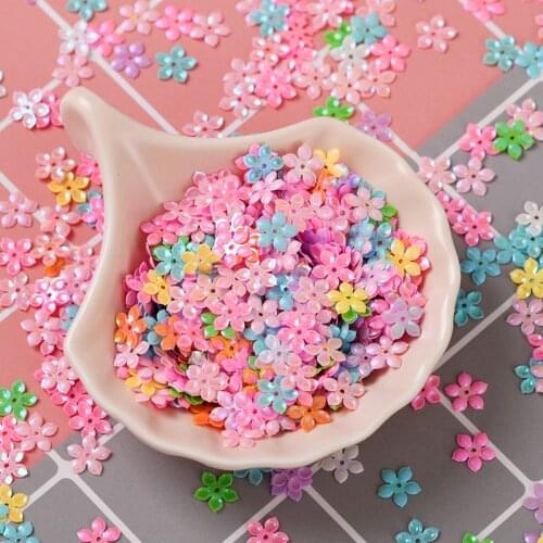 20g/Lots Flowers 9mm PVC Confetti Sequins for Crafts Paillettes Glitter Nail Art Decoration Sequin DIY Confetti Accessories