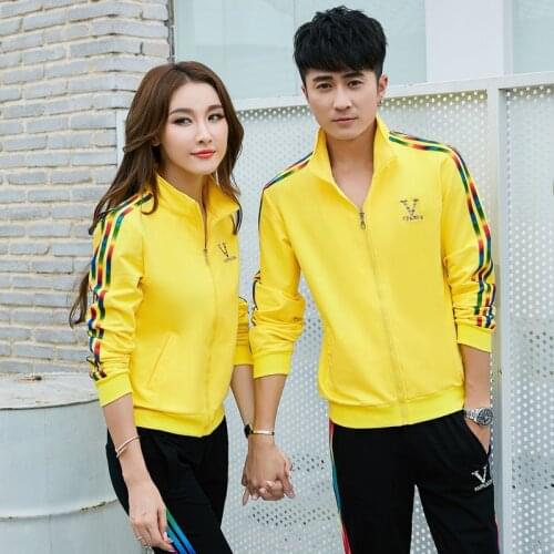 2018 Autumn New Style Sports Suit Men and Women Long Sleeve Kindergarten Teacher Kindergarten Suit Teacher Work Clothes