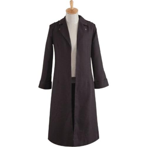 2021 Attack on Titan Jacket AOT Eren Jaeger Levi Rivaille Rival Ackerman Cosplay Costume Overcoat Only