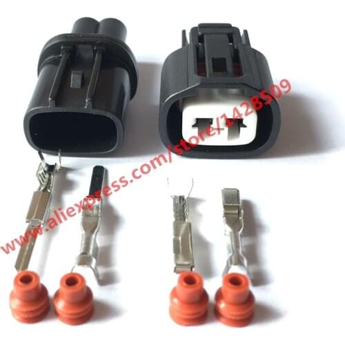 5 Sets 2 Pin ABS Sensor Plug Female Male Sensor Connector For Toyota 6189-0706