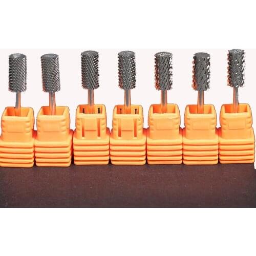 5PCS/Bag Milling Cutter For Manicure Carbide Nail Drill Bits Machine Accessories Rotary Electric Nail Files Nail Art Tools