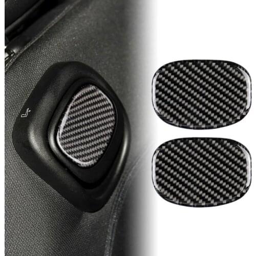 80% HOT SALES！！！2 Pcs Car Interior Styling Seat Handle Sticker Cover for MINI One Cooper F55 F56